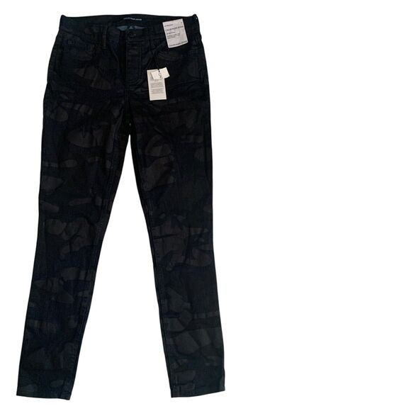 Calvin Klein Women's Size 28 Mid Rise Skinny Camo Print Button Fly Denim Jeans - Picture 10 of 16